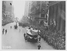 自由贷款游行，费城，1918年9月18日的街景